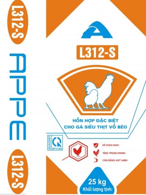 L312-S HH đặc biệt cho gà siêu thịt vỗ béo