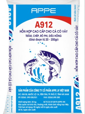 A911 Hỗn hợp cao cấp cho cá có vảy (Giai đoạn từ 20 - 200gr)